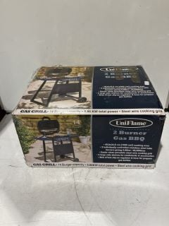 2 X GARDEN ITEMS TO INCLUDE 2 BURNER GAS BBQ