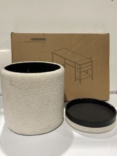 HOMEDEC DESK TABLE AND CYLINDER STORAGE FURNITURE