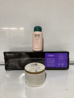 BOX OF BEAUTY ITEMS TO INCLUDE TRESEMME SLIM CERAMIC HOT BRUSH