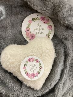 BOX OF THE PERFECT POSIE SLIP COVERS WITH MATCHING HEART PHOTO PROPS VARIOUS COLOURS