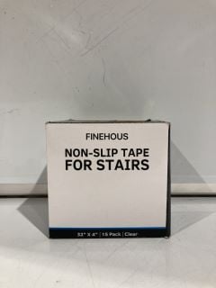 5 X FINE HOUSE NON-SLIP TAPE FOR STAIRS 15 PACK 32" X 4" CLEAR