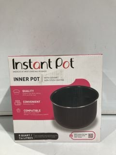 BOX OF ITEMS TO INCLUDE INSTANT POT INNER POT 7.6L