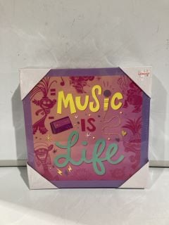 BOX OF MUSIC IS LIFE CANVAS'