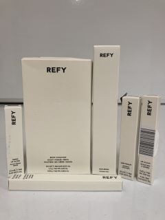 A COLLECTION OF REFY TO INCLUDE BROW A COLLECTION SCULPT PENCIL 8.5ML (5060868653188) BROW PENCIL DARK 0.06G (5060868650064) TOTAL RRP £114