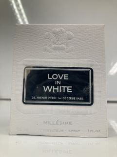 CREED LOVE IN WHITE MILLESIME EAU DE PARFUM 30ML RRP £165 (3508441103610)