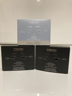 A COLLECTION OF 111SKIN HARLEY ST LONDON TO INCLUDE CELESTIAL BLACK DIAMOND EYEMASK 8 X 6ML (5060280377594) CRYO DEPUFFING EYE MASK 8 X 6ML (5060280377914)