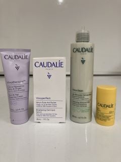 A COLLECTION OF CAUDALIE TO INCLUDE INVISIBLE HIGH PROTECTION STICK 50 SPF 15G (3522930004301) CLEANSING ALMOND MILK 200ML (3522930003120)