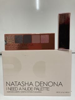 COLLECCTION OF NATASHA DENONA TO INCLUDE MINI RETRO PALETTE 0.8G X 5 (7290113701830) I NEED A NUDE LIPSTICK 4G (7290113701274) TOTAL RRP £124