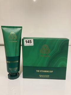 THE STEAM BAR SUPER CONDITIONER 250ML RRP £30 (5065015738022) THE STEAMING CAP RRP £35 (5065015738077)