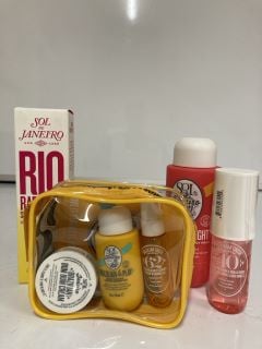 A COLLECTION OF SOL DE JANEIRO TO INCLUDE SOL DE JANEIRO SUN CARE RIO RADIANCE SPF 50 BODY SPRAY 200ML (810912034990) & SOL DE JANEIRO BOM DIA BRIGHT BODY WASH 385ML (810912032682)