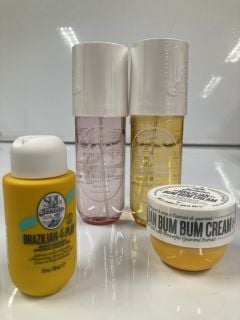 A COLLECTION OF SOL DE JANEIRO TO INCLUDE SOL DE JANEIRO PISTACHIO & SALTED CARAMEL PERFUME MIST 240ML (810912032569) & SOL DE JANEIRO BRAZILLIAN BUM BUM CREAM 75ML (810912032040)