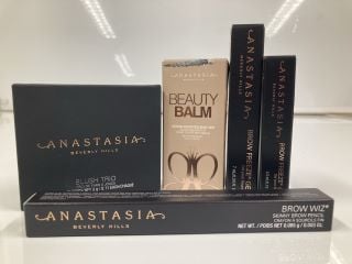 A COLLECTION OF ANASTASIA BEVERLY HILLS TO INCLUDE BLUSH TRIO 3G (689304271035) BEAUTY BALM SERUM BOOSTED SKIN TINT 18G (689304361606)