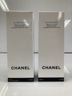 2X CHANNEL LA MOUSSE CLEANSING CREM TO FOAM 150ML (3145891414509)