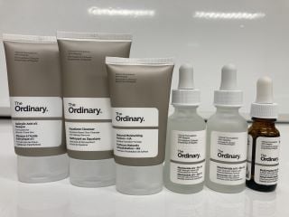 A COLLECTION OF THE ORDINARY TO INCLUDE THE BALANCE SET 50ML 50ML 30ML 30ML (769915196894) HIGH STRENGTH VITAMIN AND MINERAL BLEMISH FORMULA 30ML (769915190311)