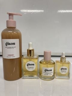 A COLLECTION OF GISOU TO INCLUDE HONEY INFUSED HAIR WASH 330ML (7434636796731) HONEY INFUSED HAIR OIL 50ML (7440857871898) TOTAL RRP £114