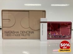 A COLLECTION OF NATASHA DENONA TO INCLUDE LOVE CHEEK DUO CREAM BLUSH AND HIGHLIGHTER 8.5G (7290113702257) I NEED A NUDE LIPSTICK 4G (7290113701281) TOTAL RRP £114