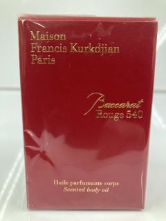 MAISON FRANCIS KURKDJIAN PARIS BACCACAT ROUGE 540 SCENTED BODY OIL 70ML RRP £100 (SEALED UNIT) (3700559616178)