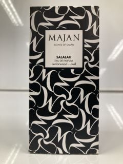 MAJAN SCENTS OF OMAN SALALAH EAU DE PARFUM CEDAR WOOD OUD 100ML RRP £145