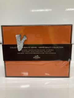 HERMES PARIS HERMES BEAUTY A COLLECTION  - ROUGE HERMES BAUME DE SOIN LES LEVRES, ROSE HERMES & ROUGE HERMES RRP £125 (SEALED UNIT) (3346130418917)