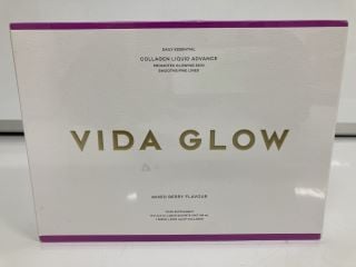 VIDA GLOW COLLAGEN LIQUID ADVANCE SACHETS MIXED BERRY FLAVOUR 15X 12.4ML SACHETS (SEALED UNIT) (9351813097758)