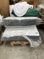 4 X VARIETY OF MATTRESSES AND MATTRESS TOPPERS OF DIFFERENT SIZES AND MODELS INCLUDING NALUI MATTRESSES DON DESCANSO RANGE WITH UNSPECIFIED MEASUREMENTS (MAY BE DIRTY OR BROKEN).