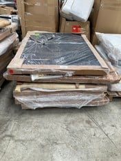 PALLET INCLUDING A VARIETY OF BED BASES, HEADBOARDS AND UPHOLSTERED BASES (MAY BE BROKEN OR INCOMPLETE).