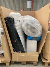 9 X VARIETY OF MATTRESSES AND MATTRESS TOPPERS OF DIFFERENT MODELS AND SIZES INCLUDING CECOTEC FLOW PUREVITAL 1900 WITH DIMENSIONS 160X200 CM (MAY BE BROKEN OR DIRTY).