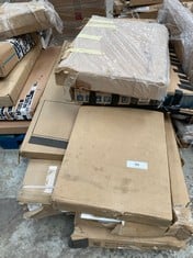 PALLET OF ASSORTED FURNITURE INCLUDING TRAIN BED (MAY BE BROKEN OR INCOMPLETE).