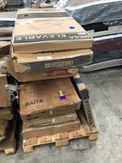 PALLET OF ASSORTED FURNITURE INCLUDING LIFT-UP TABLE (MAY BE BROKEN OR INCOMPLETE).