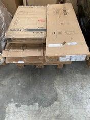 PALLET OF ASSORTED FURNITURE INCLUDING LIVING ROOM FURNITURE (MAY BE BROKEN OR INCOMPLETE).