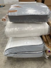 5 X VARIETY OF MATTRESSES AND OVERMATTRESSES INCLUDING CECOTEC FLOW MATTRESS UNSPECIFIED SIZES (MAY BE BROKEN OR DIRTY).