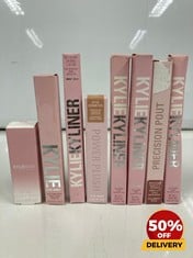 COLLECTION OF KYLIE SKIN BY KYLIE JENNER LIP OIL 6MLTO INCLUDE KYLIE JENNER MATTE LIQUID LIPSTICK 3ML TOTAL RRP £174