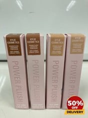 COLLECTION OF KYLIE JENNER POWER PLUSH LONGWEAR CONCEALER 5ML TO INCLUDE KYLIE JENNER MATTE LIQUID LIPSTICK 3ML TOTAL RRP £161