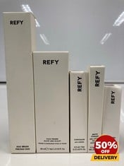 COLLECTION OF REFY FACE PRIMER GLOW AND SCULPT 40ML TO INCLUDE REFY DUO BRUSH PINCEAU DUO TOTAL RRP £98