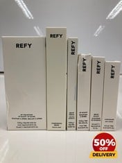 COLLECTION OF REFY COMPLEXION BRUSH TO INCLUDE REFY BROW SCULPT SCULPTIEUR DE SOURCILS 8.5ML TOTAL RRP £122