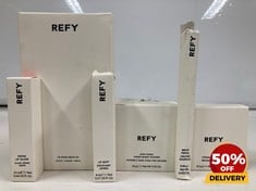 COLLECTION OF REFY 3.0 STAGE BROW KIT SCULPT, POMADE, PENCIL TO INCLUDE REFY CREAM BRONZER 8.3G  TOTAL RRP £128