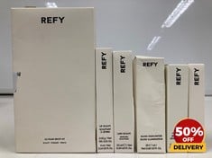 COLLECTION OF REFY 3.0 STAGE BROW KIT SCULPT, POMADE, PENCIL TO INCLUDE REFY  GLOSS HIGHLIGHTER 20ML TOTAL RRP £132