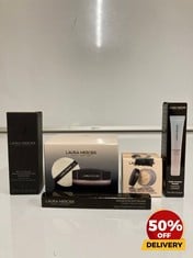 COLLECTION OF LAURA MERCIER TRANSLUCENT LOOSE SETTING POWDER + VELOUR PUFF 49G TO INCLUDE LAURA MERCIER REAL FLAWLESS WEIGHTLESS PERFECTING FOUNDATION 30ML  TOTAL RRP £180