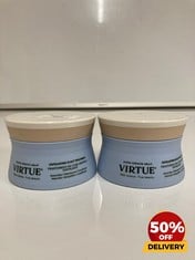 2 X VIRTUE EXFOLIATING SCALP TREATMENT 150ML TOTAL RRP £96