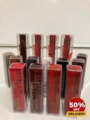 COLLECTION OF ABOUT FACE LIP COLOUR BUTTER CHERRY PICK1.8G TO INCLUDE ABOUT FACE MATTE LIQUID EYE SHADOW 4.5ML TOTAL RRP £287