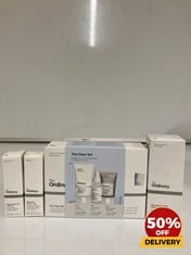 COLLECTION OF THE ORDINARY CLEAR SET TO INCLUDE THE ORDINARY GLYCOLIC ACID TONING SOLUTION 250ML TOTAL RRP £110