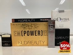 COLLECTION OF HUDA BEAUTY EYESHADOW PALLETE 16.8G TO INCLUDE HUDA BEAUTY EASY BAKE LOOSE POWDER 20G TOTAL RRP £180