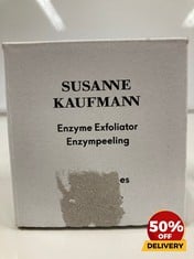 1 X SUSANNE KAUFMANN ENZYME EXFOLIATOR 50ML RRP £80