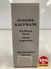 1 X SUSANNE KAUFMANN EYE RESCUE SERUM 10ML RRP £55