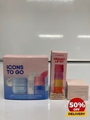 COLLECTION OF LANEIGE TO INCLUDE ICONS TO GO 20ML 15ML 10ML LIP TREATMENT BALM 10G RRP £87