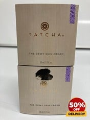 2 X TATCHA THE DEWY SKIN CREAM 50ML RRP £116