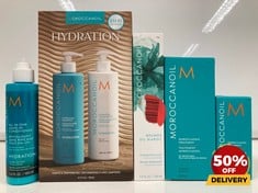 COLLECTION OF MOROCCANOIL TO INCLUDE SHAMPOO AND CONDITIONER DUO 500ML FRAGRANCE MIST FOR HAIR AND BODY 100ML RRP £127