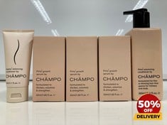 COLLECTION OF CHAMPO TO INCLUDE VOLUMISING CONDITIONER 260ML BALANCING CONDITIONER 50ML RRP £132