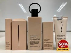 COLLECTION OF CHAMPO TO INCLUDE GROWTH SERUM 30ML VOLUMISING SHAMPOO 260ML RRP £145