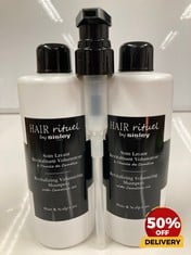 2 X HAIR RITUEL BY SISLEY REVITALISING VOLUMIZING SHAMPOO 500ML RRP £220